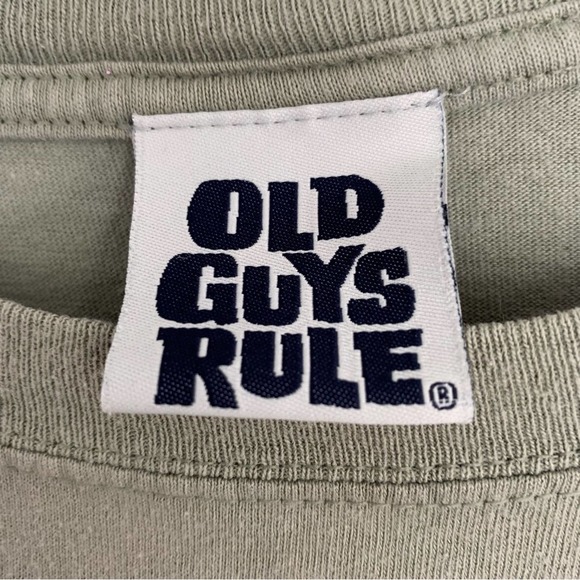 MENS OLD GUYS RULE LEGEND IN MY MIND OLIVE XXL TEE SHIRT - Picture 4 of 5